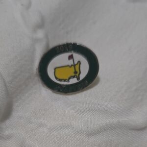 Yellow and Black Logo Pin